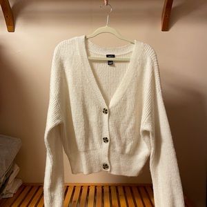 Cream Knit Cardigan